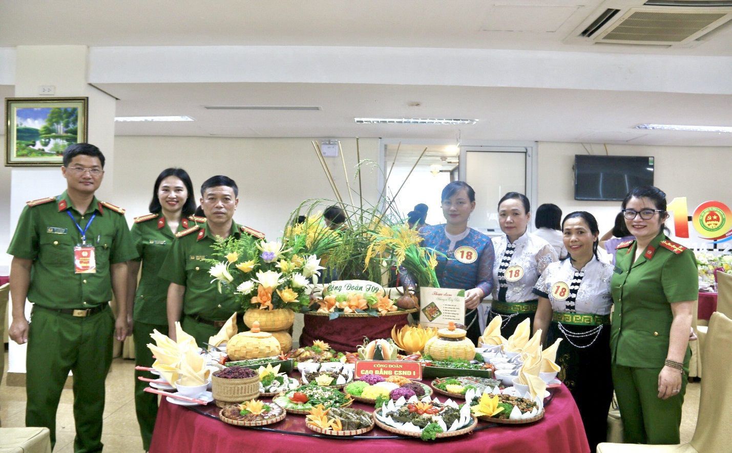 Công đoàn nhà trường tham gia chương trình Ngày hội đoàn viên và  xuất sắc đạt giải Nhất tại hội thi nấu ăn trong Công đoàn Công an nhân dân